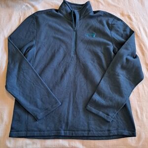 North Face men's size Large dark teal fleece shirt, NWOT
